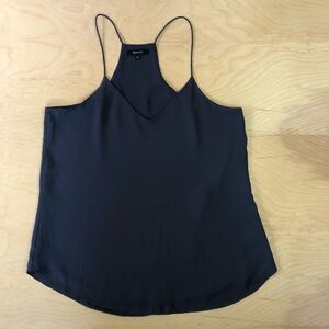 RW&CO. Charcoal Racer Back Camisole Top